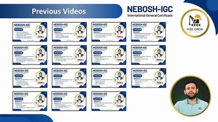 NEBOSH IGC Lecture 16 (Element 3.7 & 3.8) _ Permit-to-Work Systems, Emergency Procedures & First Aid