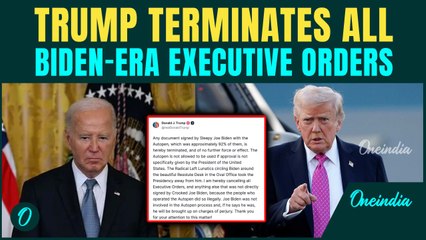 Trump ERASES Biden’s Legacy | 92% Executive Orders signed by ‘Sleepy Joe’ CANCELLED Amid Autopen Row