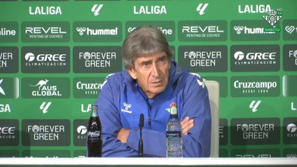 Pellegrini, rueda de prensa completa previa al Sevilla - Betis de LaLiga EA Sports