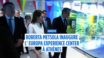 Roberta Metsola à Athènes pour inaugurer l'Europa Experience Center