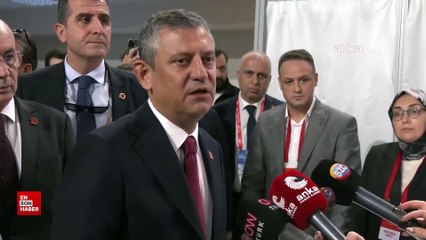 Özgür Özel kendisinin tek aday olduğu genel başkanlık seçimi için ilk oyu kullandı