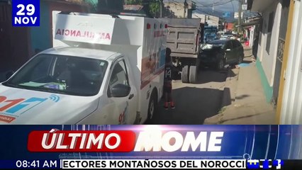 ¡Desgracia! Una persona pierde la vida tras brutal colisión en Comayagua