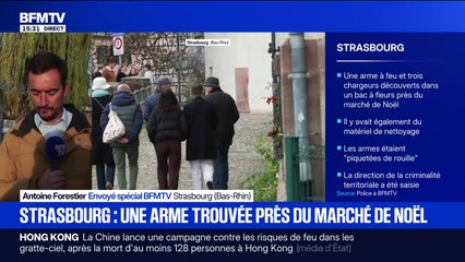 Arme à feu retrouvée près du marché de Noël de Strasbourg: ce que l'on sait
