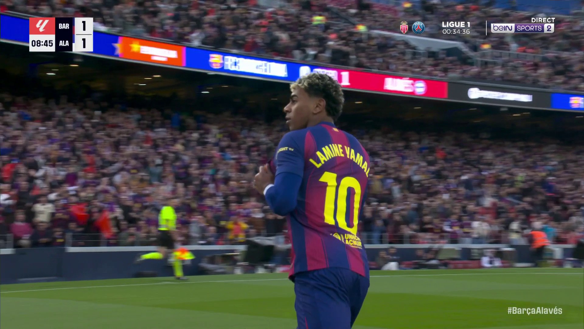 La Liga : Lamine Yamal égalise immédiatement pour le Barça !