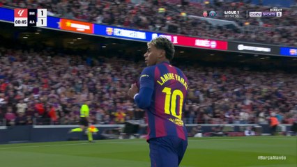 La Liga : Lamine Yamal égalise immédiatement pour le Barça !