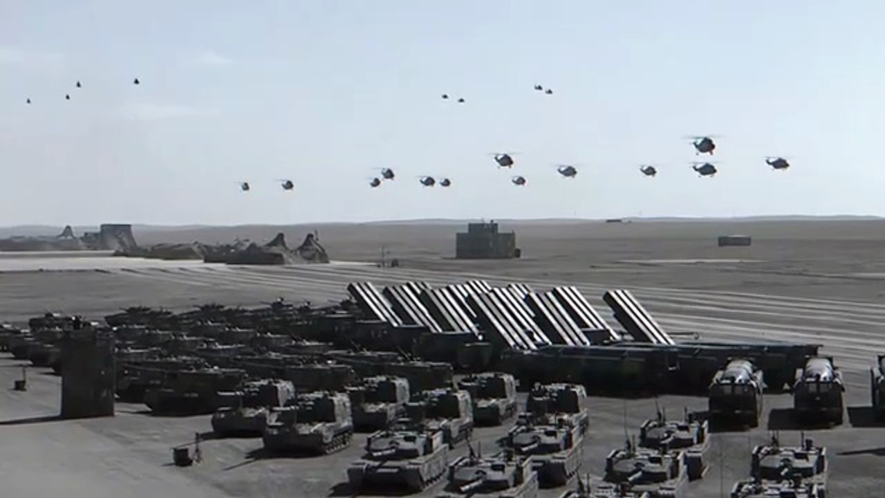 Ammunition Firing Training of the Chinese People's Liberation Army