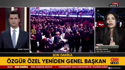 CHP'nin 39. Olağan Kurultayı'nda Özgür Özel yeniden genel başkan seçildi