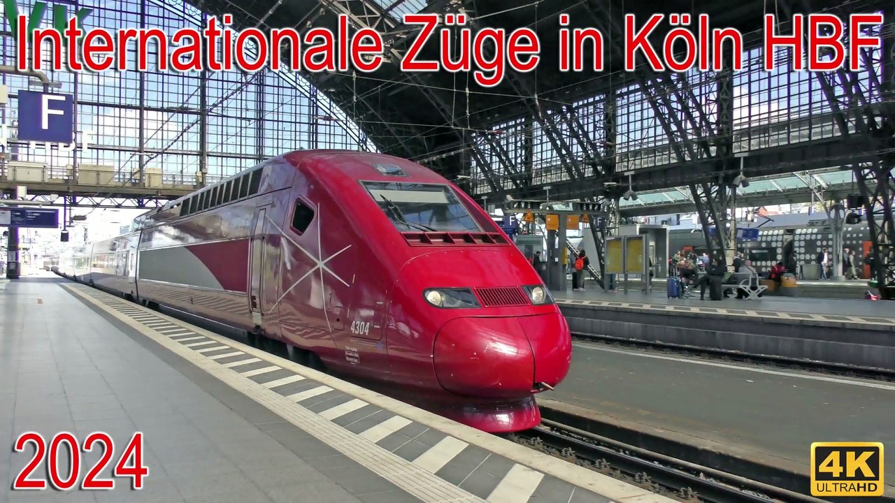 Internationale Züge in Köln HBF
