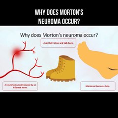 Why does Morton's neuroma occur?
