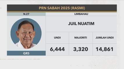 [RASMI] Keputusan terkini N.58 Lamag, N.40 Bingkor & N.27 Limbahau