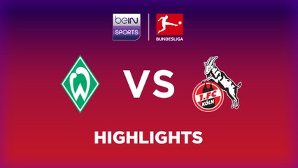 Highlights_SV Werder Bremen vs. 1. FC Köln_Matchday 12_ACT