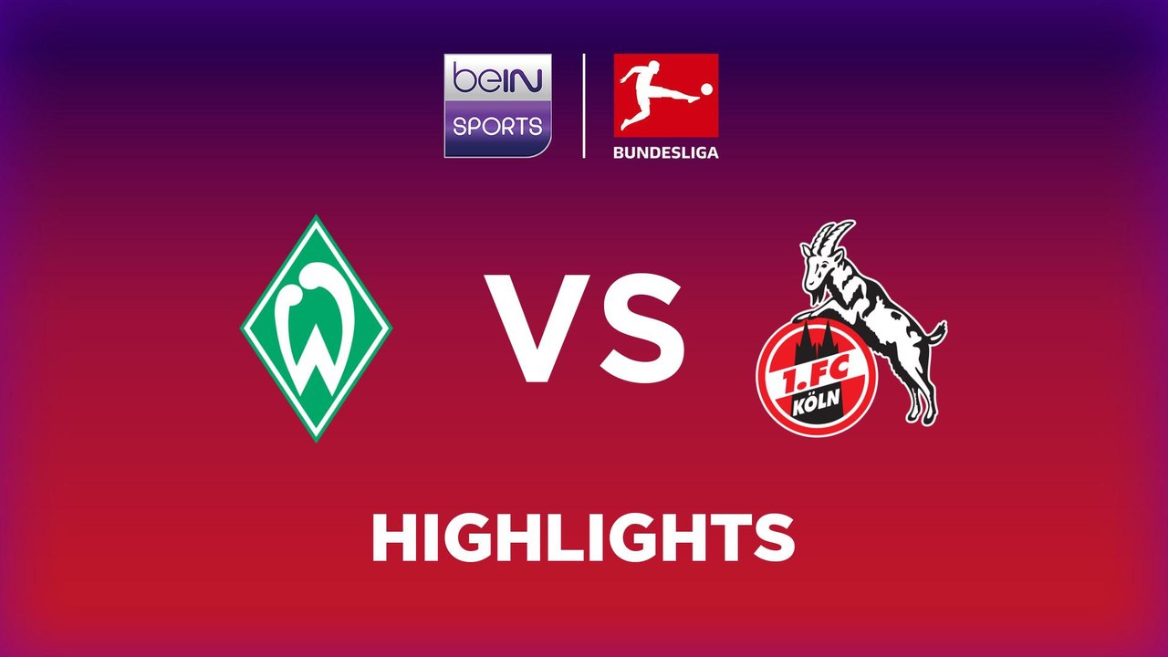 Highlights_SV Werder Bremen vs. 1. FC Köln_Matchday 12_ACT