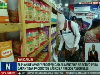Activado Plan de Amor y Prosperidad Alimentaria en beneficio de las familias carabobeñas