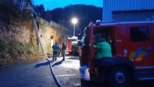 Un incendie apparemment criminel s’est déclaré ce samedi 29/11 après-mid0i aux anciennes sources de Spontin.