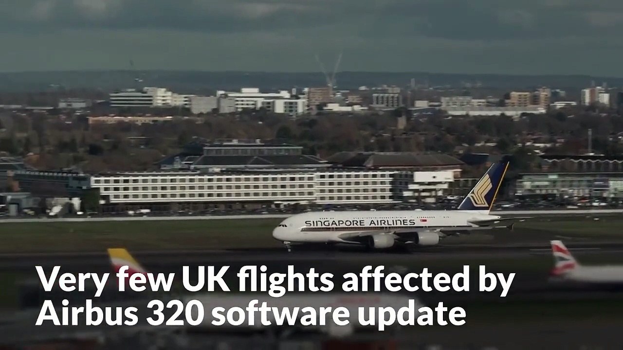Very few UK flights affected by Airbus 320 software update