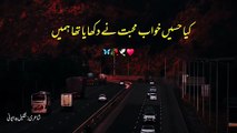 Sad urdu poetry | urdu shayari status | sad poetry