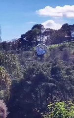 Queda de balão provoca princípio de incêndio em cidade turística