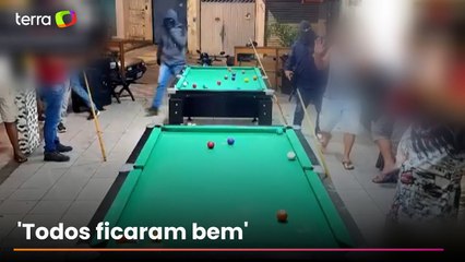 Live de partida de sinuca é interrompida por assalto em bar na zona sul de São Paulo