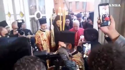 Turchia, Papa Leone ricevuto dal Patriarca Bartolomeo I