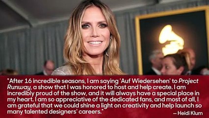 Heidi Klum and Tim Gunn to Leave 'Project Runway' for Amazon Fashion Show | THR News