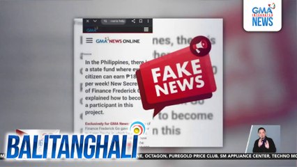 Article tungkol sa investments na pinalalabas na gawa ng GMA News Online, peke; huwag i-click ang links | Balitanghali