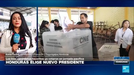 Elecciones en Honduras: principales candidatos votaron en una jornada pacífica