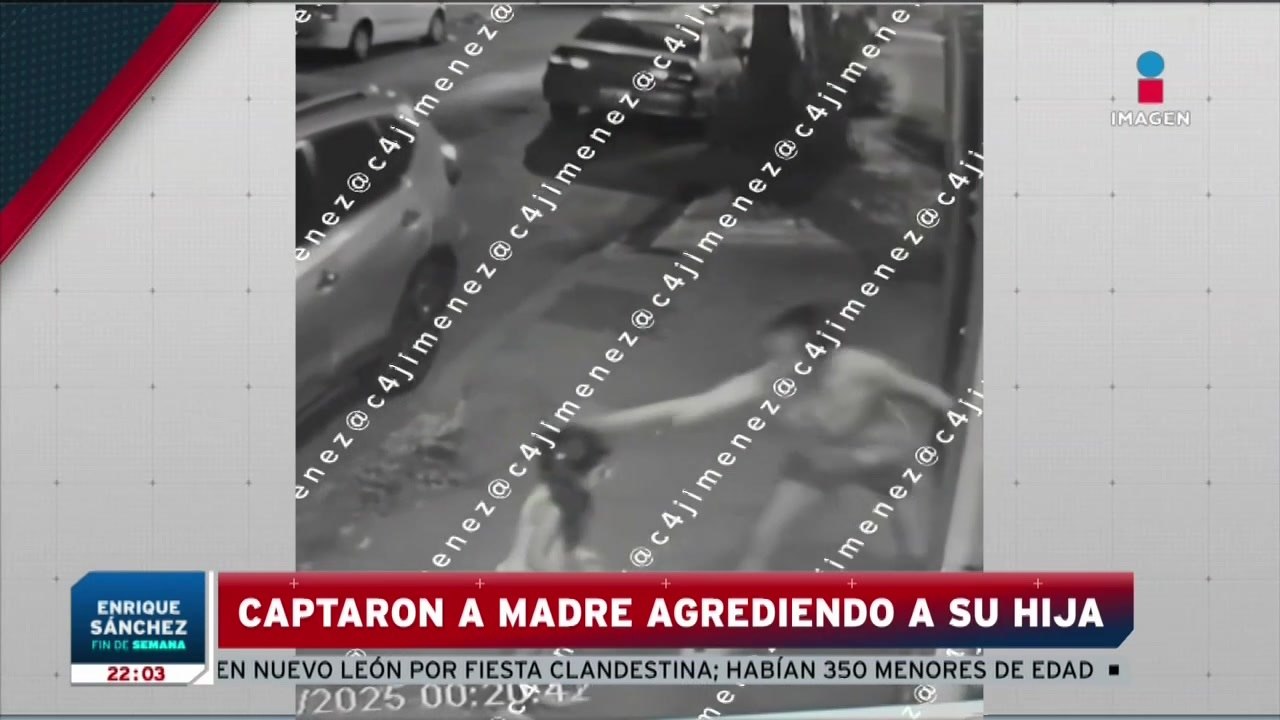 ¡Indignante! Captan a madre agrediendo a su hij...