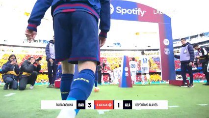 BARCELONA 3 - 1 DEPORTIVO ALAVÉS