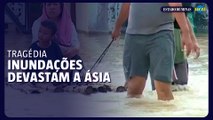 Inundações na Ásia deixam mais de 600 mortos
