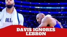 Anthony Davis completely ignores LeBron James, and their friendship could be over