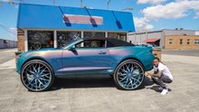 Custom Camaro With 32-Inch Wheels