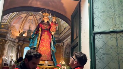 Amalfi (SA) - La processione con la statua della Madonna del Rosario (29.11.25)