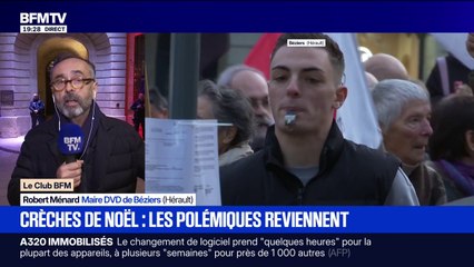 Crèche de Noël à Béziers: "C'est un moment de consensus, ce n'est pas du prosélytisme religieux", se défend Robert Ménard, maire DVD de Béziers