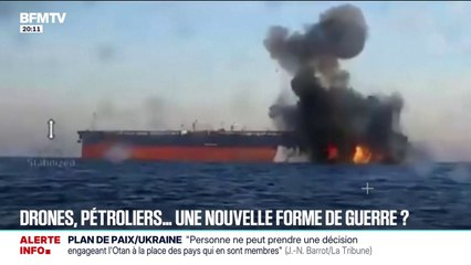 "Il y a eu un grand boom puis du feu": la Russie et l'Ukraine continuent de s'attaquer à coup de drones et en visant des pétroliers