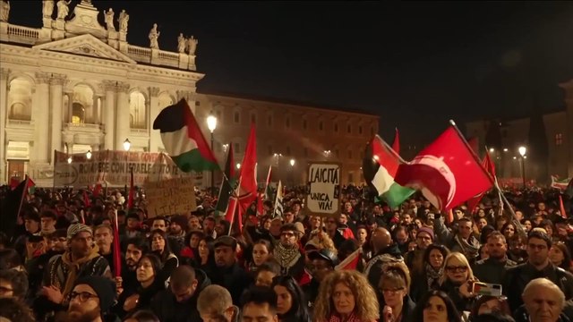 Greta Thunberg attacks Meloni's 'fascist government' at Rome climate protest