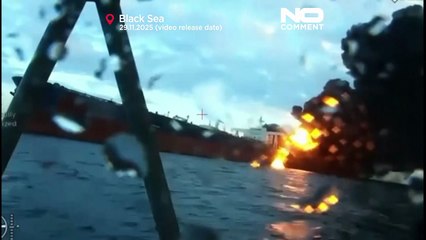 زوارق أوكرانية مسيّرة تضرب ناقلتي نفط روسيتين في البحر الأسود