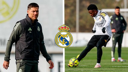 Intenso entrenamiento del Real Madrid previo al jugeo ante Girona, donde buscará retomar el liderato
