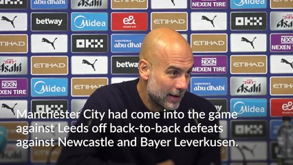 Pep Guardiola 'relieved' after Phil Foden's stoppage-time winner against Leeds