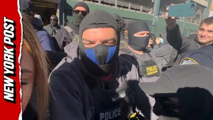 Protesters clash with police on Canal Street, block garage with ICE agents inside