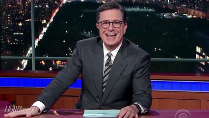 Stephen Colbert Pokes Fun at Trump for Obsession With Ratings | THR News
