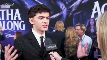 Joe Locke Teases 'Heartstopper' Season 3 at the 'Agatha All Along' Premiere | THR Video