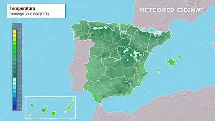 Esta próxima madrugada será gélida en España