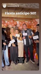 Eugenia Tobal festejó su cumpleaños número 50 con parte de MasterChef Celebrity