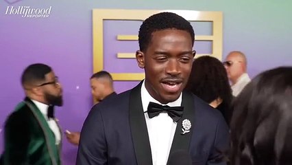Damson Idris Teases Working With Brad Pitt on Their New 'Formula One' Film | THR Video