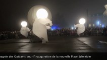 LE CREUSOT : Spectacle de la Compagnie des Quidams Place Schneider