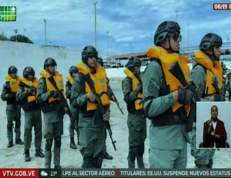 ZODI La Guaira desplegada en Ejercicio de Defensa de Costa Independencia 200