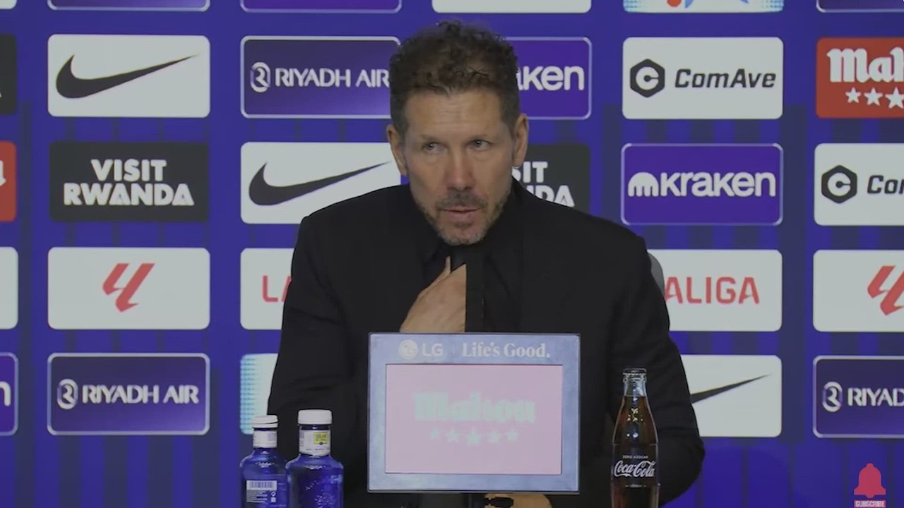 Rueda de prensa de Simeone tras la victoria ante el Real Oviedo