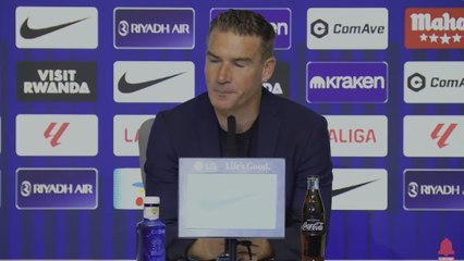 Rueda de prensa de Carrión tras la derrota ante el Atleti