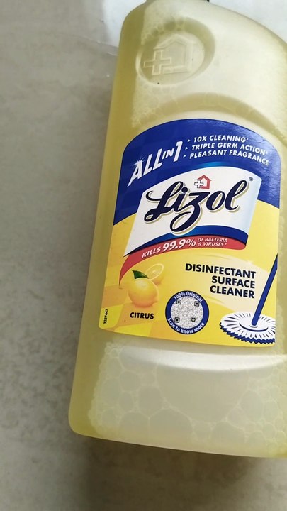 Lizol Lemon Cleaner ALL[IN] 10X Cleaning Review cleaner review.