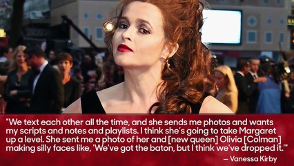 Emmy Update: Vanessa Kirby Talks ‘The Crown’ And New Princess Margaret Helena Bonham Carter | THR News